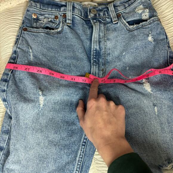 Abercrombie & Fitch Ultra High Rise Ankle Straight Jeans Size 25 - Picture 9 of 10